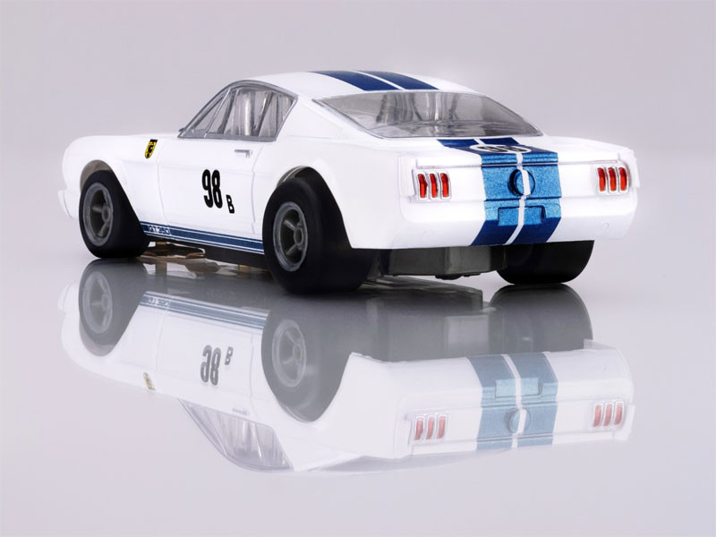 AFX 1965 Shelby Mustang GT350R Ken Miles White/Blue Mega G+