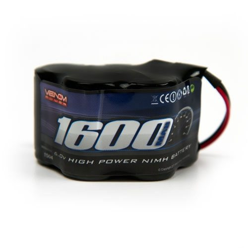 Venom 1600mAh 6V NiMH 5-Cell Receiver Hump Pack