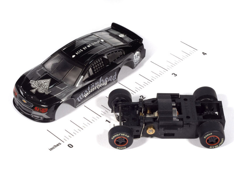 Auto World 2015 Chevy SS Stock Car Motorhead (Black) Super III HO Slot Car