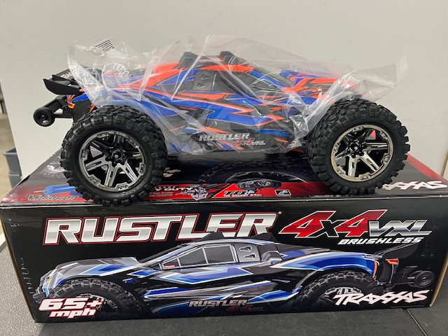 Traxxas Rustler 4X4 VXL Brushless RTR Stadium Truck w/TSM & TQi