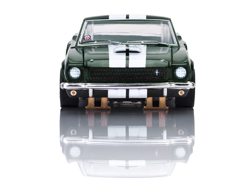 AFX 1966 Shelby Mustang GT350 Ivy Green with White Stripes Mega G+