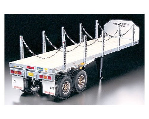 ホビーラジコン TAMIYA 1/14 Flatbed Semi-Trailer RC Tamiya Flatbed Semi Trailer Kit