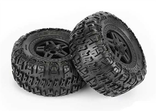 Pro-Line Trencher Tires & Tech 5 Black Wheels
