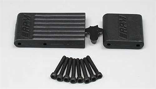 RPM Black Bulkhead Braces Traxxas T-Maxx E-Maxx