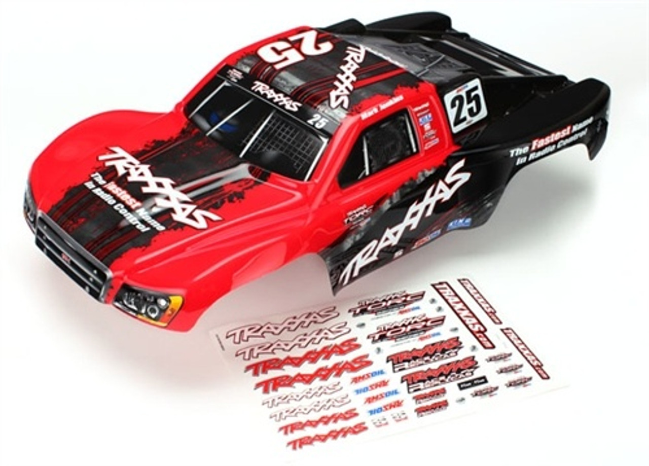 traxxas slash bodies painted