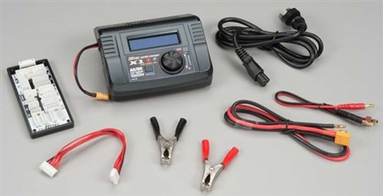 Hitec X1 Multi Function Plus AC/DC Charger (LiPo/NiMH/Pb)