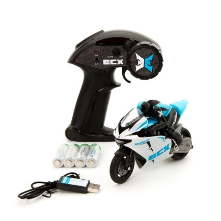 ECX Outburst 1/14 RTR RC Motorcycle Blue