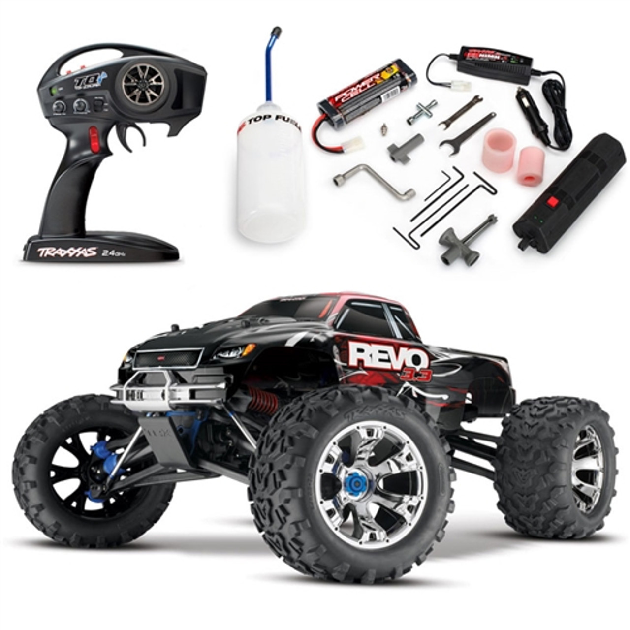 traxxas gas powered rc trucks