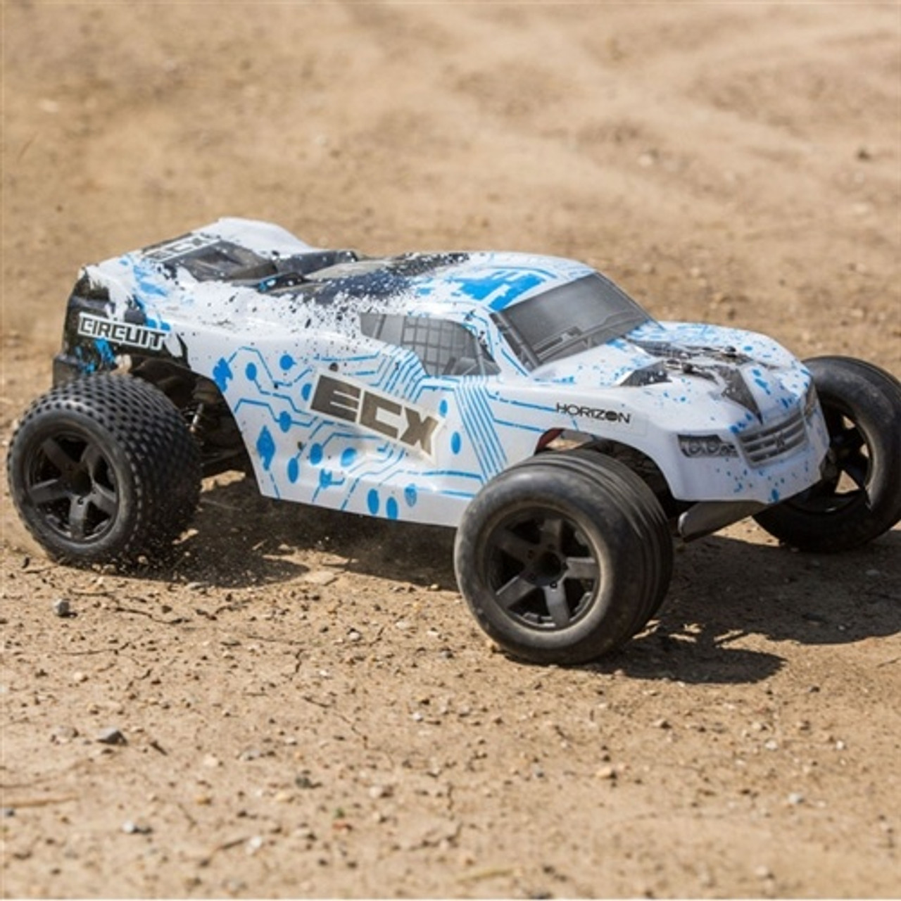 ECX Circuit 2WD RTR Truck & LiPo White Blue