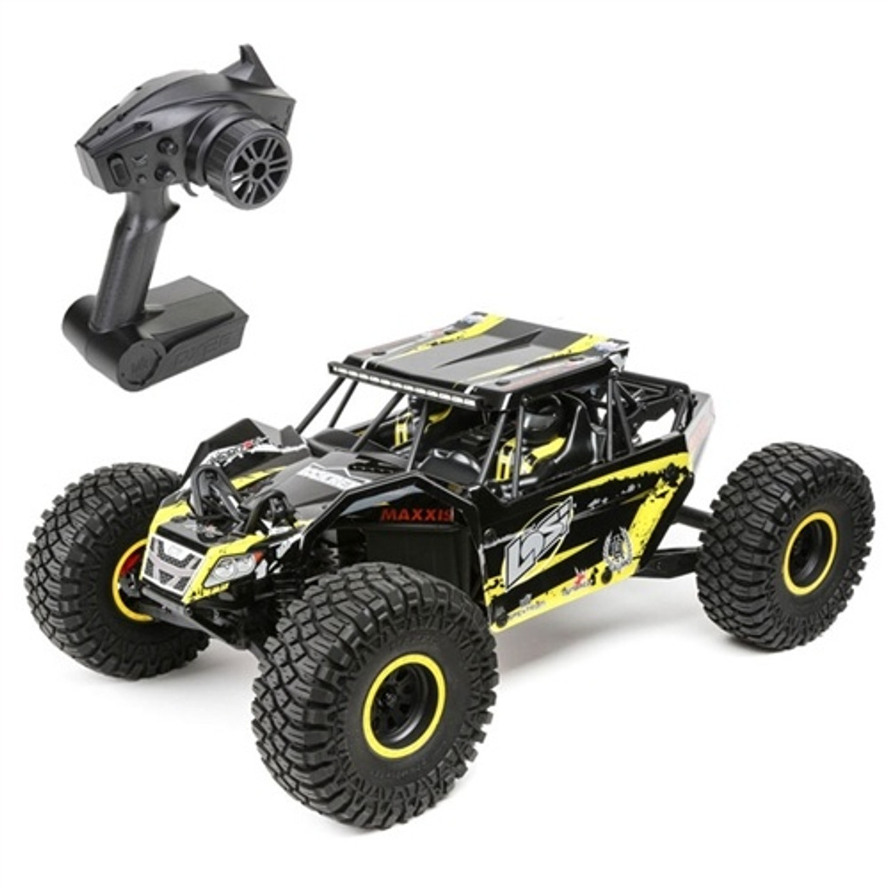 Team Losi 1/10 Rock Rey 4WD RTR with Yellow Body