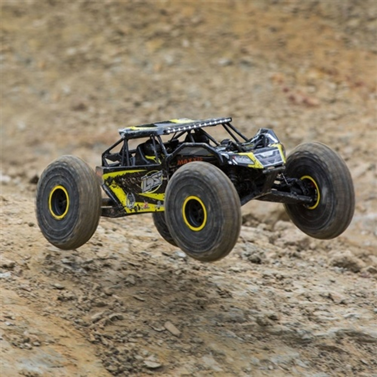 Team Losi 1/10 Rock Rey 4WD RTR with Yellow Body