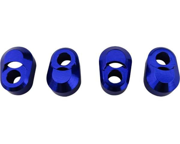 パーツ hashi848 Hot Racing X-Maxx Blue Aluminum Hinge Pin Bushings
