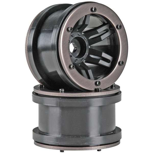 Axial Rocksters 2.2 Beadlock Wheel Black (2) AX80