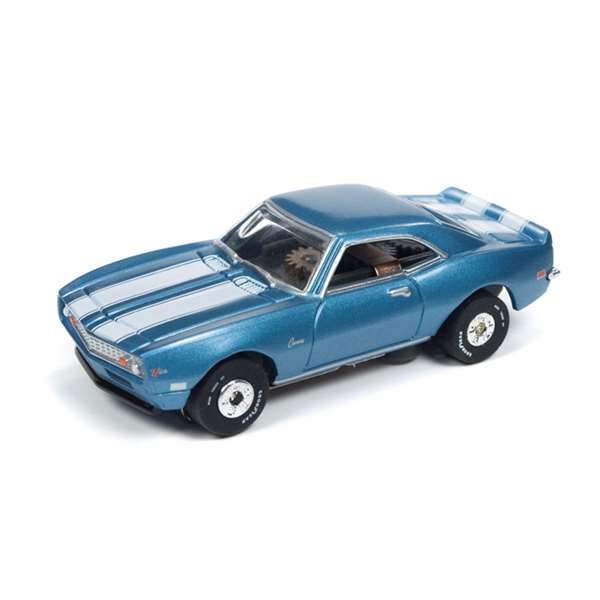 Auto World Blue 1968 Chevy Camaro Thunder Jet