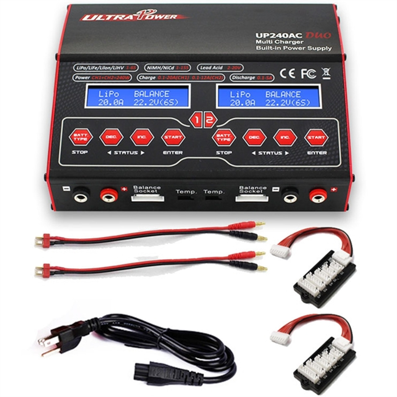 Ultra Power UP240 AC DUO 240 W Dual Port Multi-Che