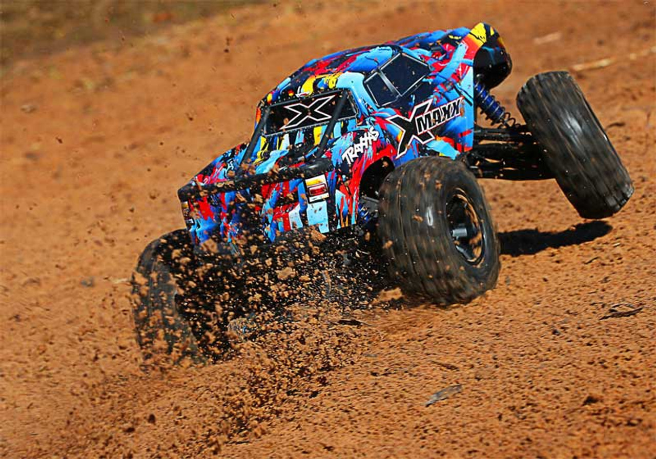 Traxxas Maxx 4S RTR 4x4 RC Monster Truck LiPo Combo Package