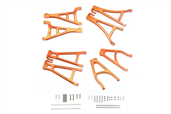 GPM Alu-Lenkhalter Für Traxxas E-Revo Brushless/VXL 2.0 – 1-teilig, Orange