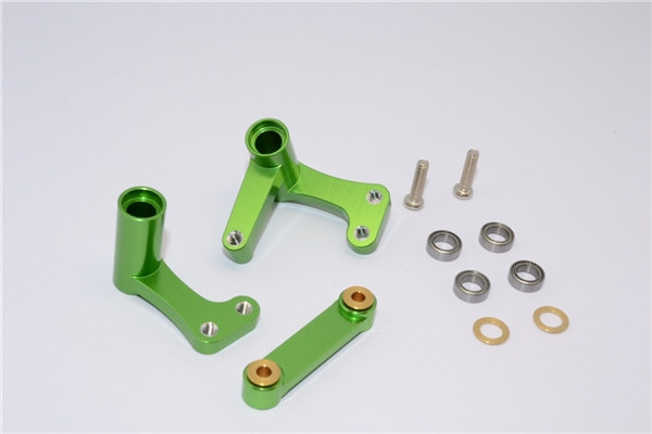 GPM Alu Frontstoßstange Für Traxxas Rustler VXL/Bandit – 1 Set In Grün, Upgrade Für RC-Car
