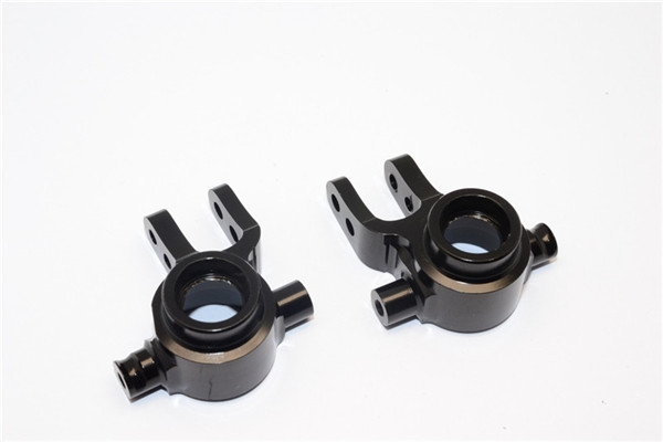 GPM Black Aluminum Front Steering Blocks for 4x4 S