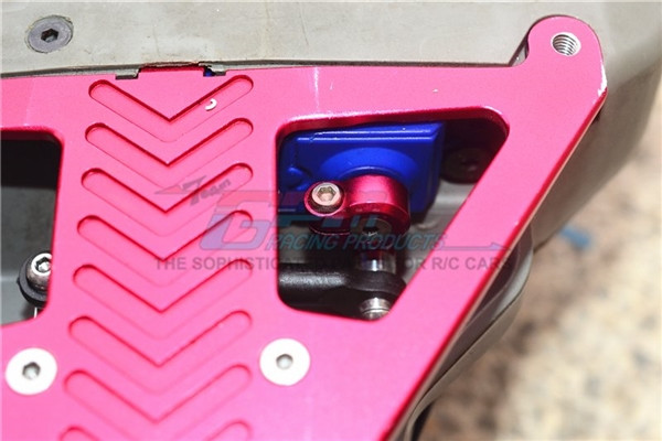 Dynamite 1/2" Maschinell Bearbeiteter Servo-Arm (25T, Blau) – Aus Aluminium, Für RC-Modelle
