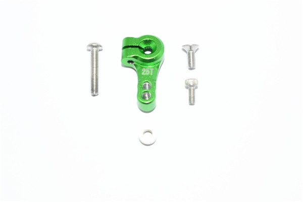 GPM Green Aluminum Adjustable 25T Servo Horn for 4