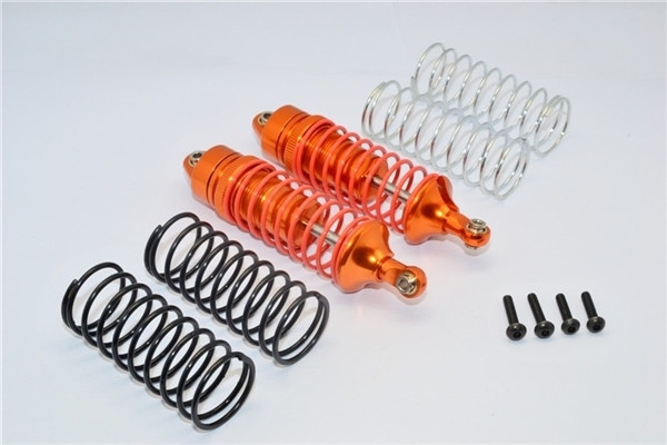 GPM Orange Aluminum Front Shocks for 4x4 Slash Rus