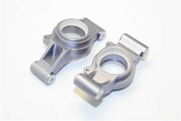 Hot Racing Heavy Duty Aluminum Axle Carriers With Carbon Fiber Arms - Upgrade For RC Cars