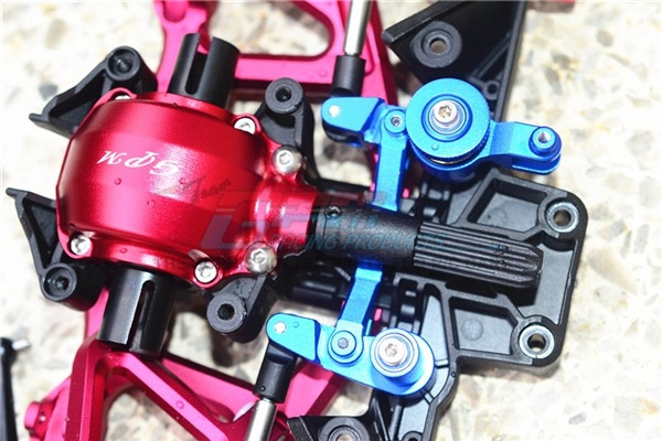 GPM Red Aluminum Steering Bellcranks & Servo Saver