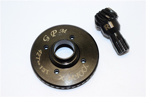GPM Black Chrome Steel Machined Rear Spiral Cut D