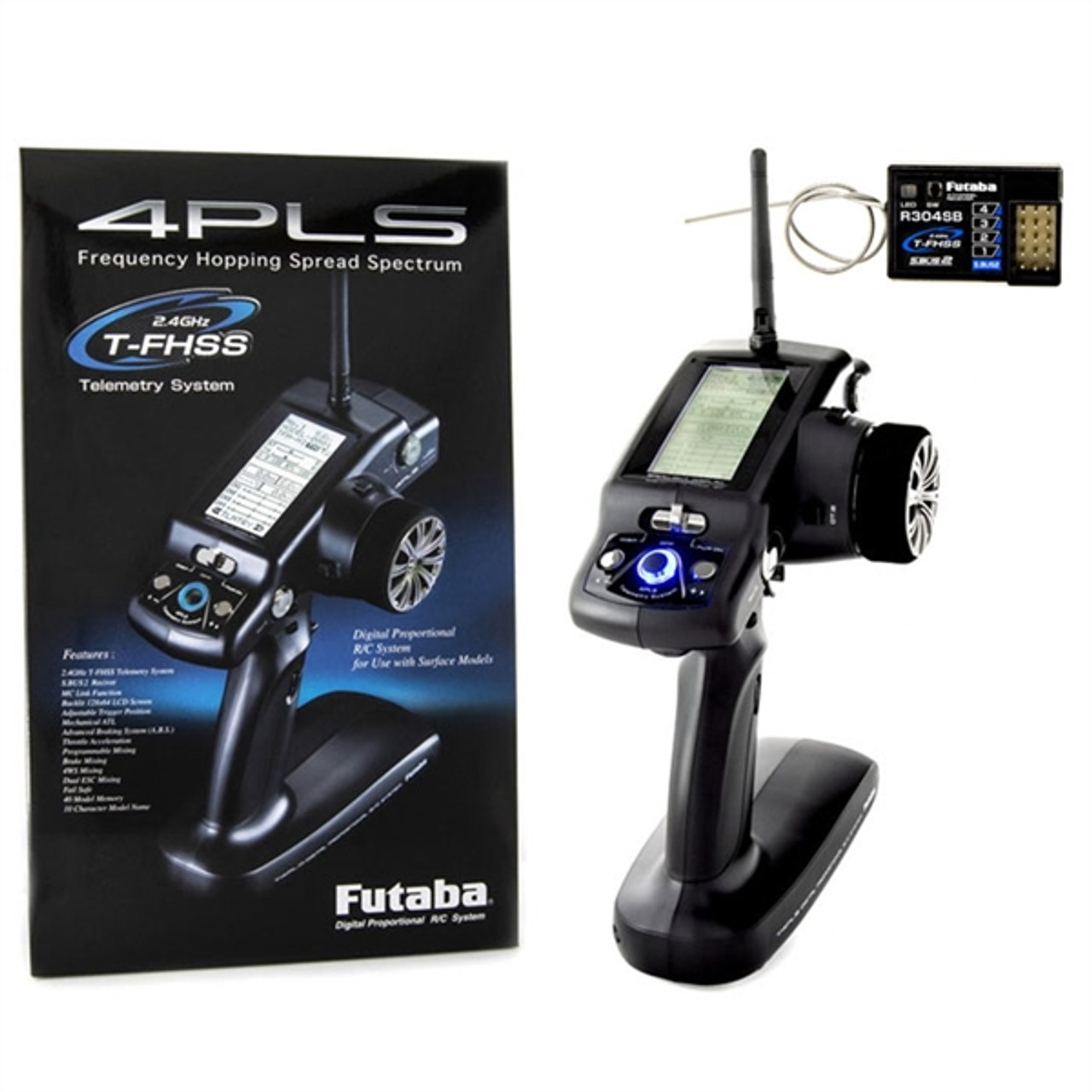 Futaba 4PLS Transmitter w/R304SB Receiver Telemetry-Ready