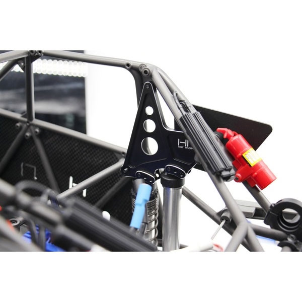 Hot Racing Aluminum Front Damper Stay Shock Tower For Traxxas 4Tec 2.0 / 3.0 - Black CNC Upgrade