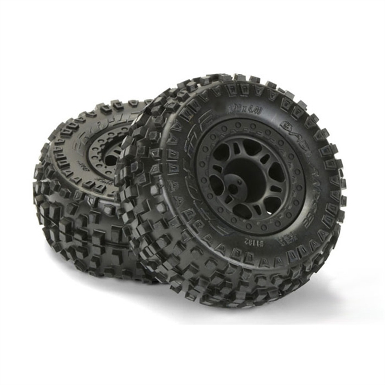 Pro-Line Badlands SC M2 Tires on Split Six Wheels