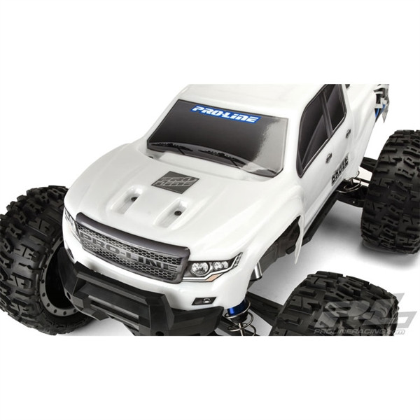 Traxxas 912 ホワイトボディ Pro-Line Pre-Cut Brute Bash Armor White Body for X