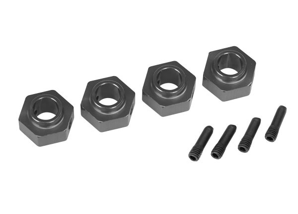 Traxxas TRX-4 & TRX-6 Charcoal Gray 6061-T6 Aluminum 12mm Hex