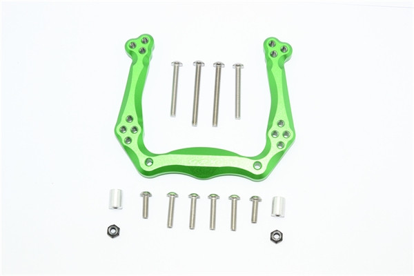 GPM Green Aluminum Front Shock Tower fits 2WD Stampede Rustler