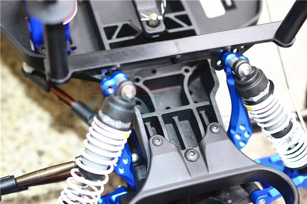 GPM Gunmetal Aluminum Front Shock Tower for 2WD St GPM Gunmetal Aluminum Front Shock Tower for 2WD St
