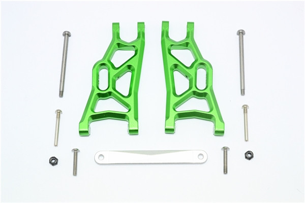 GPM Alu Frontstoßstange Für Traxxas Rustler VXL/Bandit – 1 Set In Grün, Upgrade Für RC-Car