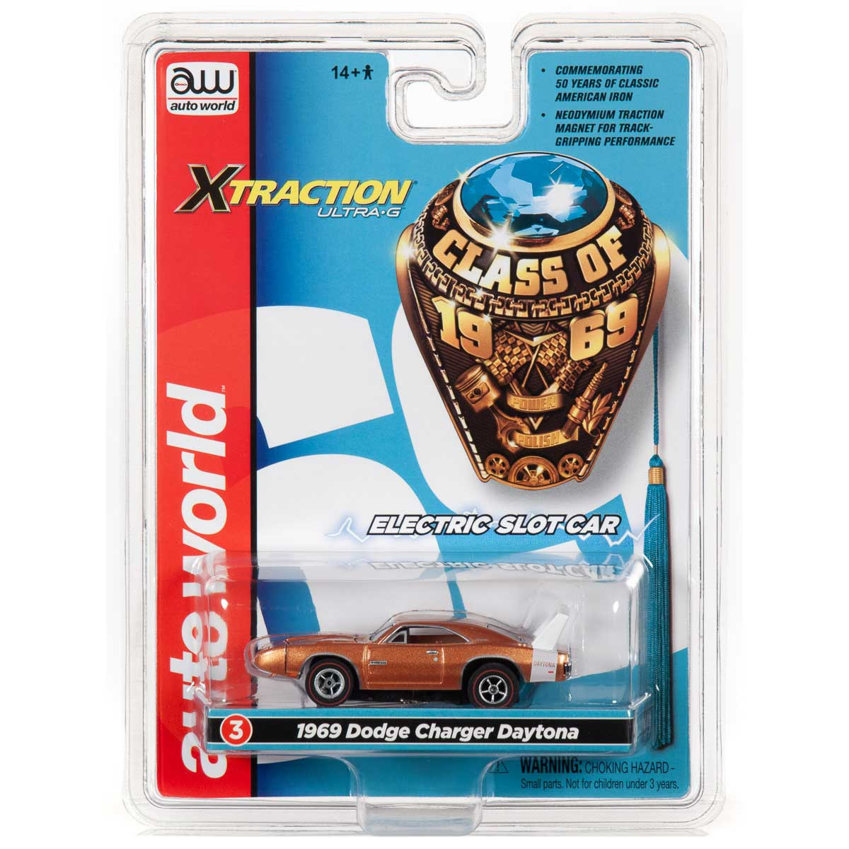 AUTO WORLD X-Traction☆Gold Chrome ☆1955 Chevrolet Nomad☆TOY