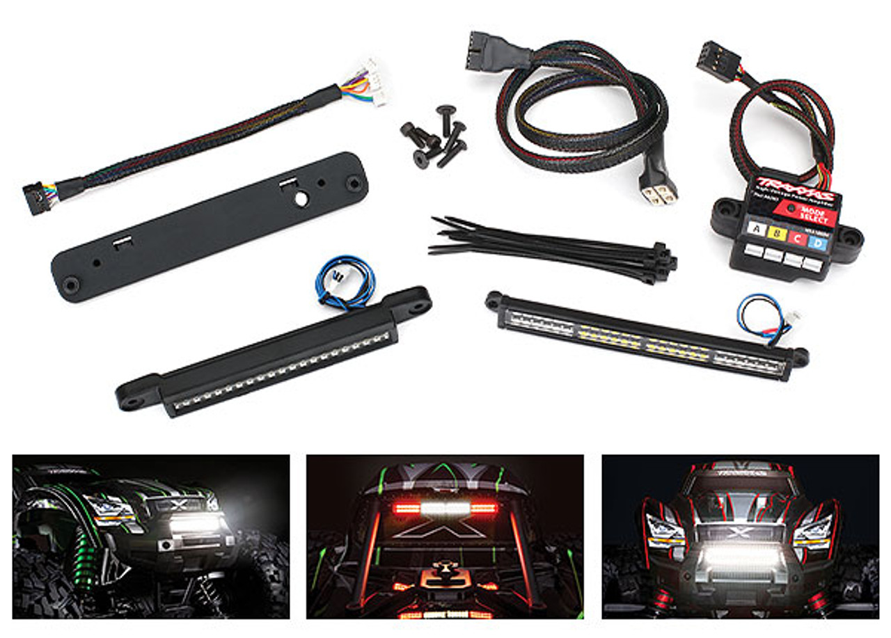 TRAXXAS X-MAXX LEDライトキット (高電圧コントローラー付き) トラクサス X-Maxx LEDライトキット（高電圧コントローラー付き