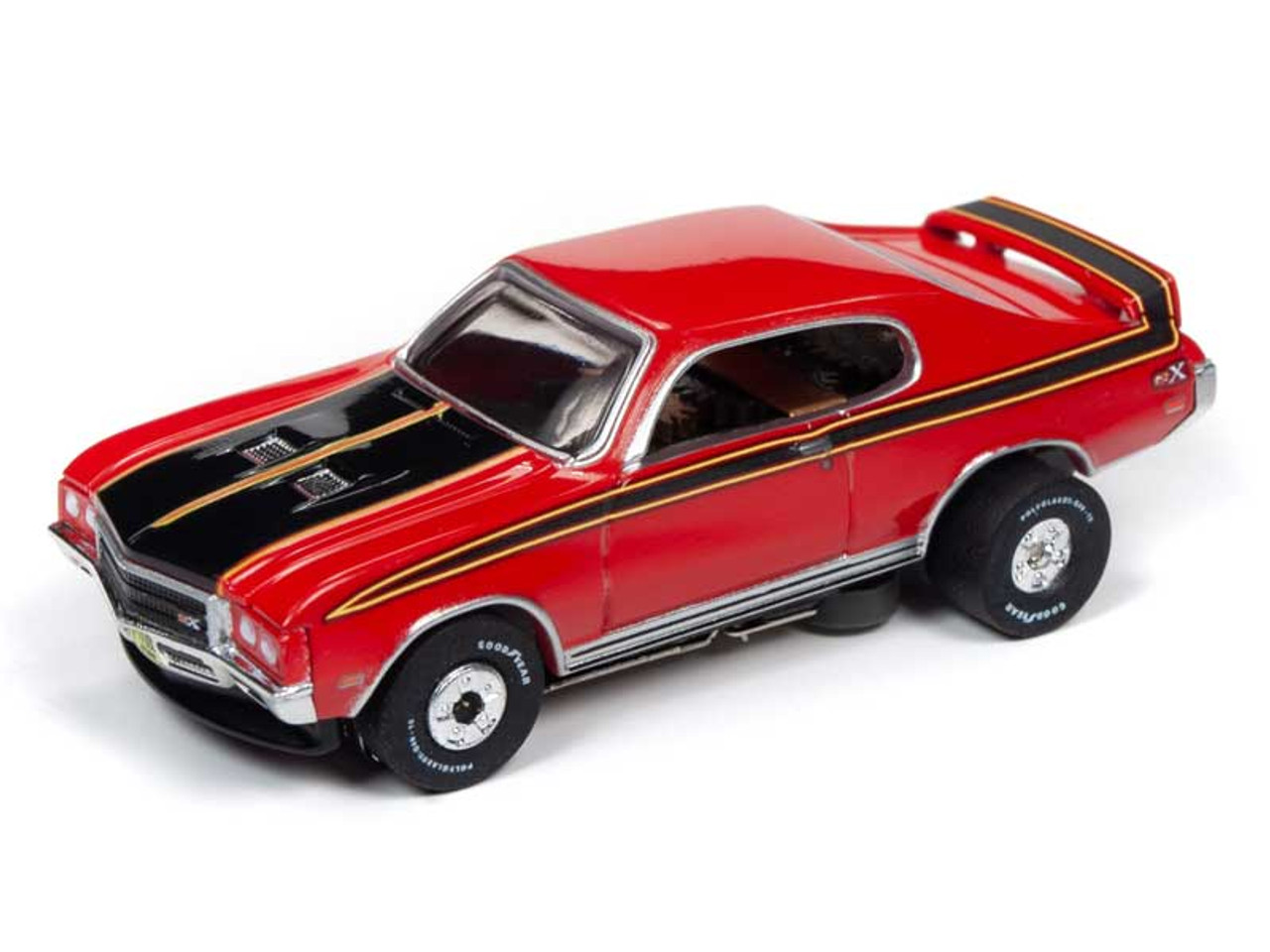 AUTO WORLD☆'71 Buick GSX ☆HOスロットカー Auto World 1971 Buick GSX Red Thunderjet HO Slot Car | Auto