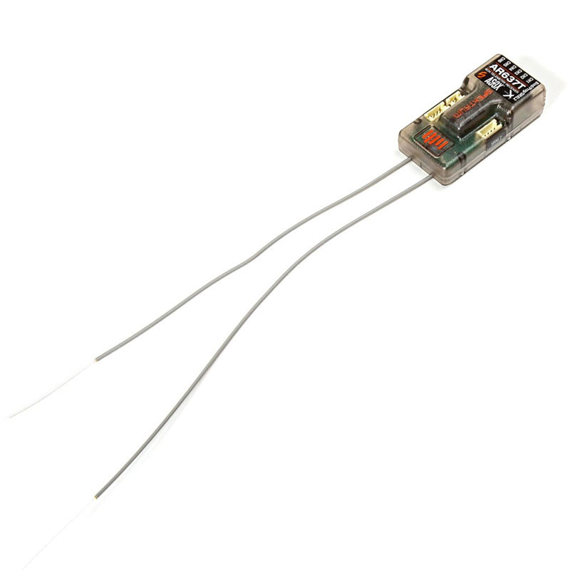 Spektrum AR637T 6-Ch SAFE & AS3X Telemetry Receiver | Spektrum