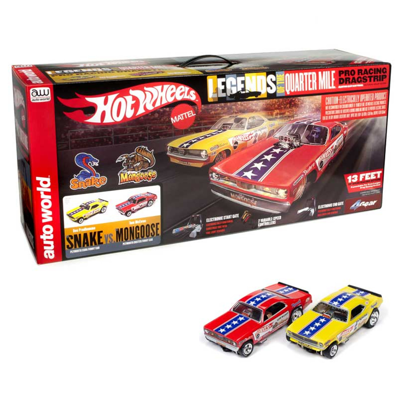 summit racing slot car drag strip