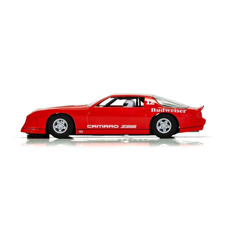 Scalextric Chevrolet Camaro Z28 Red IROC-Z Budweiser 1/32 Slot Car