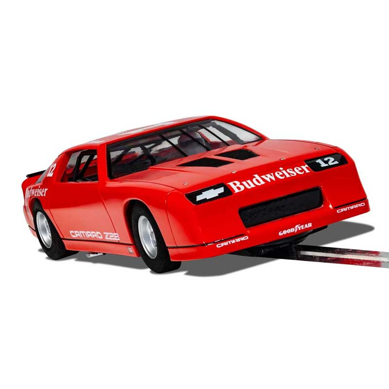 Scalextric Chevrolet Camaro Z28 Red IROC-Z Budweiser 1/32 Slot Car