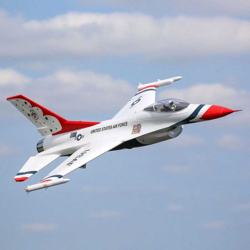 E-Flite F-16 Thunderbirds 70mm EDF Jet BNF Basic w/AS3X & SAFE