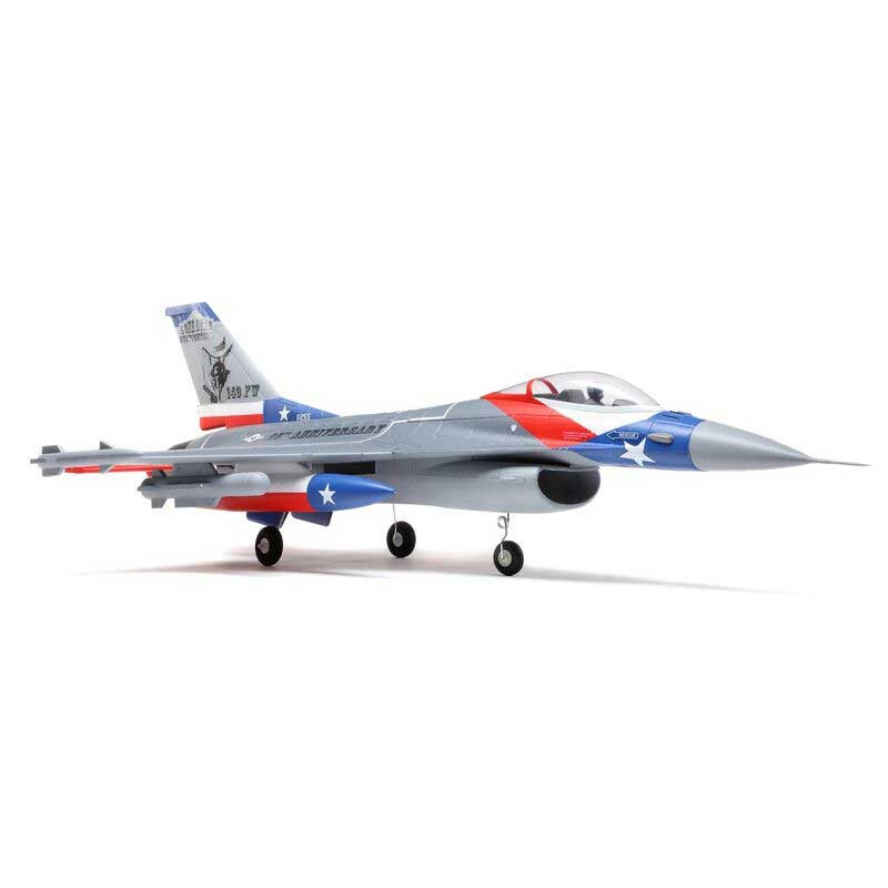 E-Flite F-16 Falcon 64mm EDF Jet BNF w/AS3X & SAFE Select | E