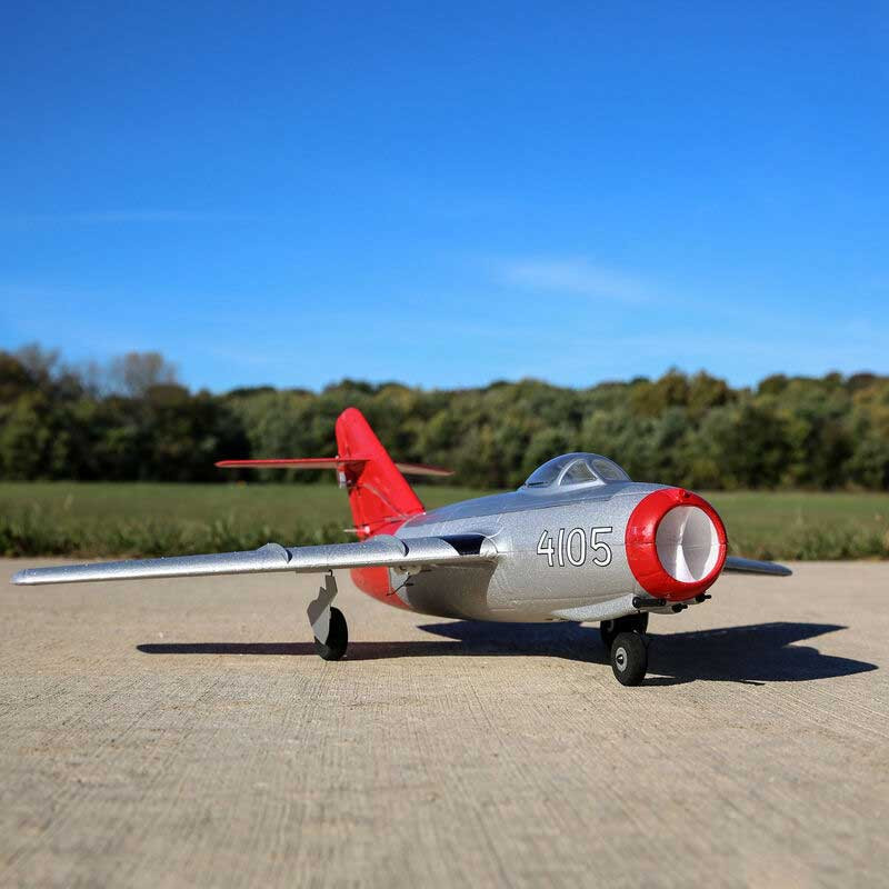 E-Flite UMX MiG-15 EDF Jet BNF Basic w/AS3X & SAFE Select | E