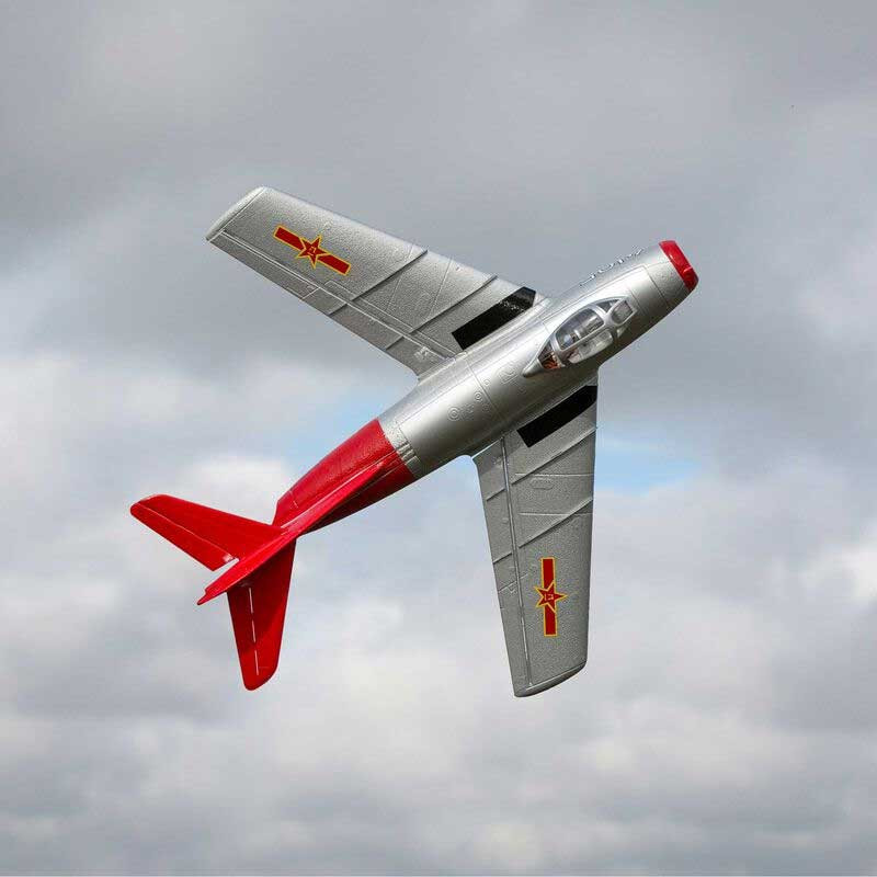 E-Flite UMX MiG-15 EDF Jet BNF Basic w/AS3X & SAFE Select | E