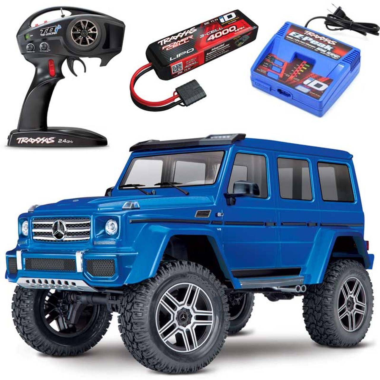 Springen diepte Verdikken Traxxas TRX-4 Mercedes Benz G500 4x4 RC Crawler RTR w/3S LiPo COMBO