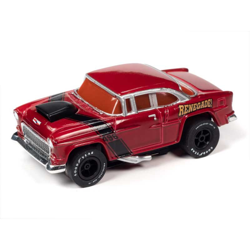Auto World 1955 Chevy Bel Air Red Xtraction R30 HO Slot Car | Auto
